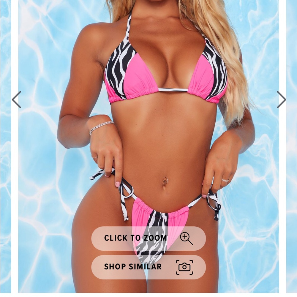 Fashion nova bikini Sz small NEVER WORN